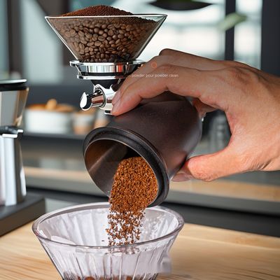 Koffieopslagpot Modern roestvrij staal Plastic microwaveable Espresso machines Keuken