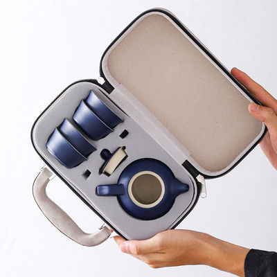 Moderne luxe stijl herbruikbare keramische theekop en aangepaste logo bak voor buitenreizen