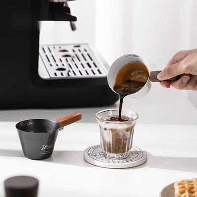 120 ml roestvrij staal espresso shot meetbeker voor koffie melk schuim voorraad