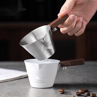 120 ml roestvrij staal espresso shot meetbeker voor koffie melk schuim voorraad