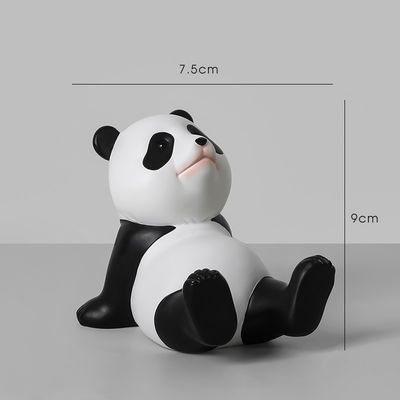 Wall Desk Compatible Verstelbare Panda bamboe hars houder voor smartphones en tablets