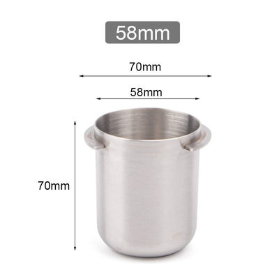 Koffiedosering Ring 51/58mm Aluminium legering Sniffing Mug Powder Feeder Espresso Tools Cup