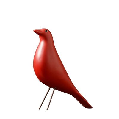 Meerdere kleuren hars ornament Eenvoudig vogelontwerp voor Art Deco-stijl Huis woonkamer