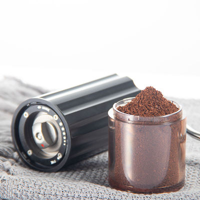 Zwart roestvrij staal Burr Handheld Koffiemolen Modern Design Huishoudelijk Gereedschap