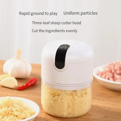 Keukengereedschap 2024 Mini Electric 250mL Knoflook Ginger Masher voor robuuste duurzame gereedschappen