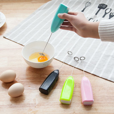 Functionele zilveren melkfoenpotten Handkeuken Whisk Mixer voor milkshake