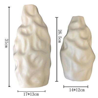 Verbazingwekkende zilvergeplatte keramische tafelvase voor verfijnde bruiloftscenters
