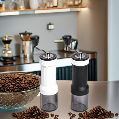 Verstelbare instellingen Keramische Burr handmatige koffiefreesmachine 30g capaciteit roestvrij staal en kunststof voor reizen