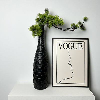 Gepersonaliseerd logo Acceptabel Elegante moderne vintage design Hoog wit Capiz Shell Vase