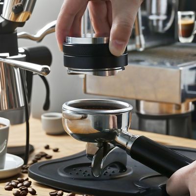 54 mm 58 mm Dual Head roestvrij staal koffiemaker leveler voor milieuvriendelijke extractie