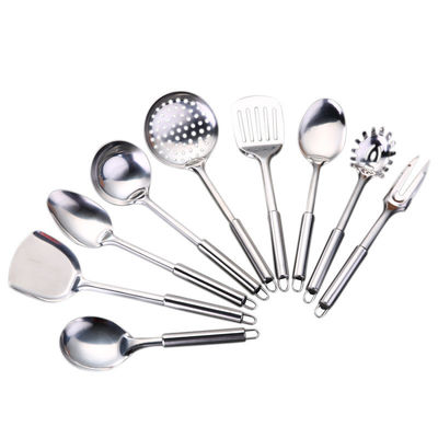 Volledige set roestvrij staal bestek-zilverware licht goud mes vork zwaar platteware set