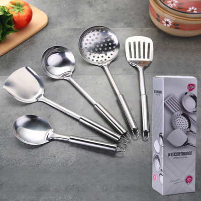 Volledige set roestvrij staal bestek-zilverware licht goud mes vork zwaar platteware set