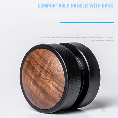 58mm roestvrij staal Espresso Tamper Set met Walnoot Hout Cap Duurzaam en milieuvriendelijk