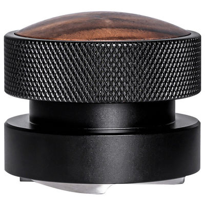 Aanpassen van het logo Acceptabel Walnoothout en roestvrij staal Espresso Tamper Set 58mm Grootte