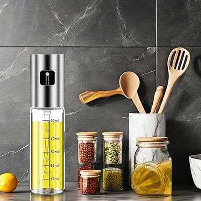 2024 Glas BBQ Barbecue Fles Set Keukengereedschap met Olijfolie Sprayer Reinigingsborstel trechter