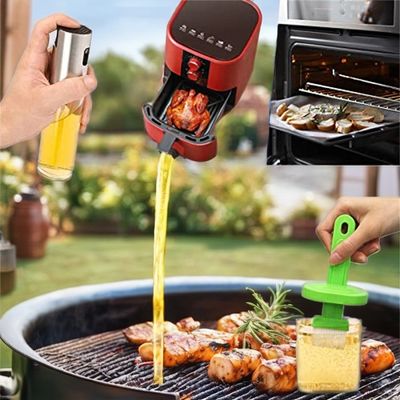 Olie vulgende keuken gadgets voor het koken Bakken en grillen BBQ sprayer fles dispenser
