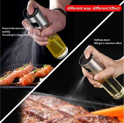 Silver Lecythus Keuken Home BBQ Sprayer voor Grilling Oil Kookfles Dispenser 2024