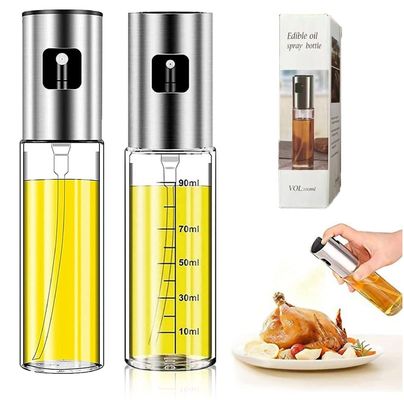 Silver Lecythus Keuken Home BBQ Sprayer voor Grilling Oil Kookfles Dispenser 2024