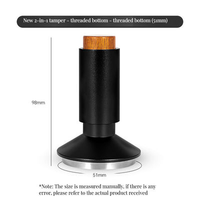 51mm 53mm 58mm roestvrij staal Espresso WDT Tool Koffie Tamper Naald Distributeur voor schuimmelk