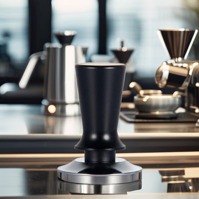Restaurant en huis 53 mm roestvrij staal Espresso tamper met gegradeerde druk