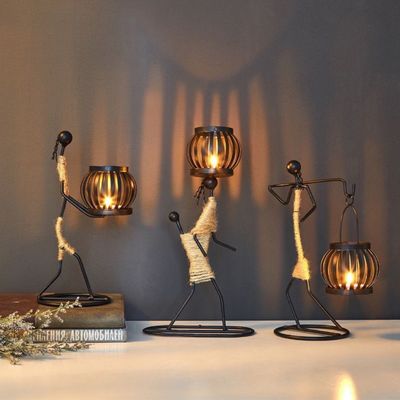 Zilveren ijzeren aromatherapeutische kandelaarhouder Een must-have voor kerstfeesten