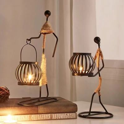 Zilveren ijzeren kandelaar houder Een must-have voor magische bruiloft kerst instellingen
