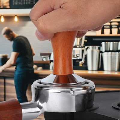 Gegote ijzer draagbare roestvrij staal koffiemachiner 51mm 53mm 58mm Groottes voor Barista Keuken Espresso Distributors