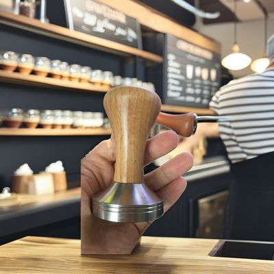 Gegote ijzer draagbare roestvrij staal koffiemachiner 51mm 53mm 58mm Groottes voor Barista Keuken Espresso Distributors