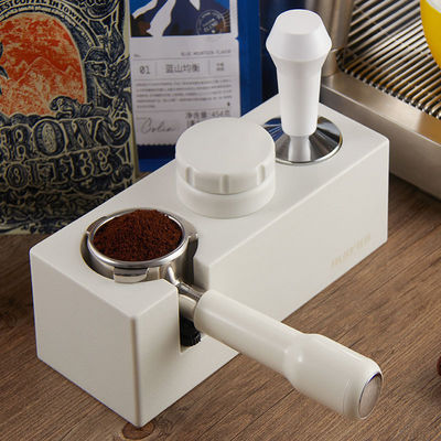 Roestvrij staal Modern ABS Espresso Coffee Tamper Stand met Portafilter Holder Home