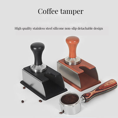 Professionele barista koffiebak met massief hout basis koffie thee accessoires