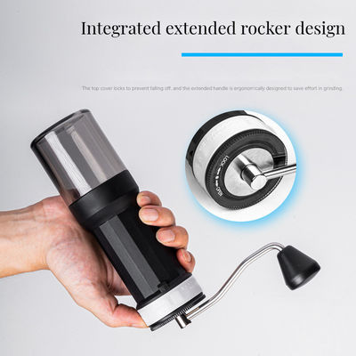 30 g capaciteit Plastic body handmatige koffiemolen met externe verstelbare keramische boor