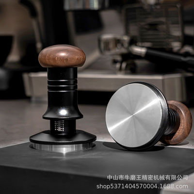 Roestvrij staal Ripple Waffle Base Coffee Tamper voor Cafe Accessorios' High Standards