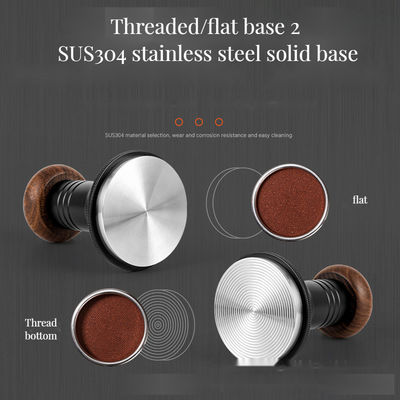 Roestvrij staal Ripple Waffle Base Coffee Tamper voor Cafe Accessorios' High Standards