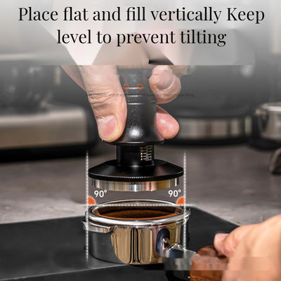 Roestvrij staal Ripple Waffle Base Coffee Tamper voor Cafe Accessorios' High Standards