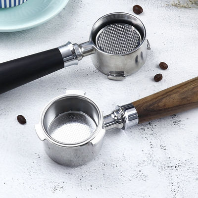 51 mm keramische handgreep Espresso Portafilter met houten handgreep en roestvrijstalen ontwerp
