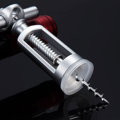 Multifunktioneel zink legering en roestvrij staal staaf accessoire rode wijn fles opener corkscrew