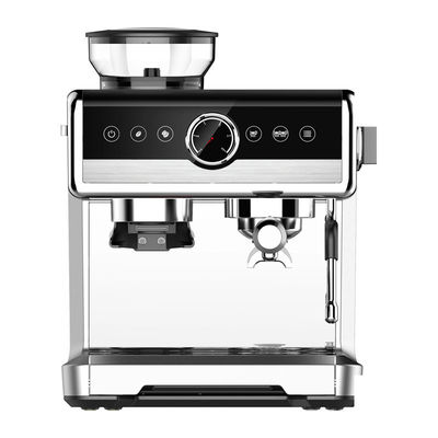 Halfautomatische koffiemachine met alle accessoires Italiaanse roestvrij staal Automatische