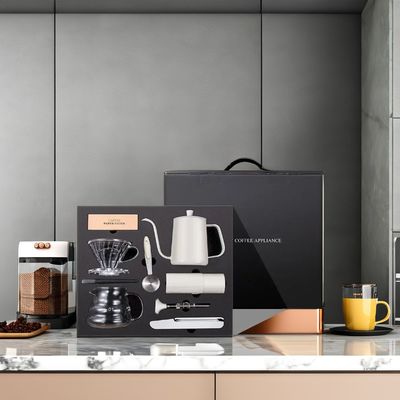 Reisvriendelijke handmatige koffiemolen met 48 mm platte boor en roestvrijstalen lichaam