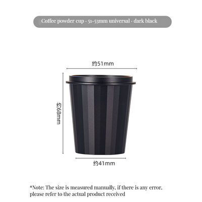 Barista's favoriete op maat gemaakte roestvrijstalen koffiepoederbeker met schuimmelkfunctie