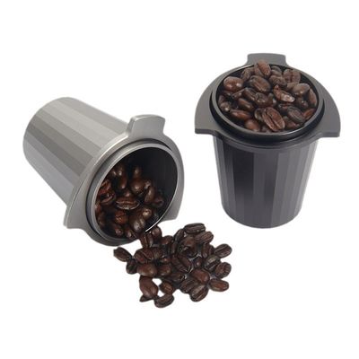 Barista's favoriete op maat gemaakte roestvrijstalen koffiepoederbeker met schuimmelkfunctie