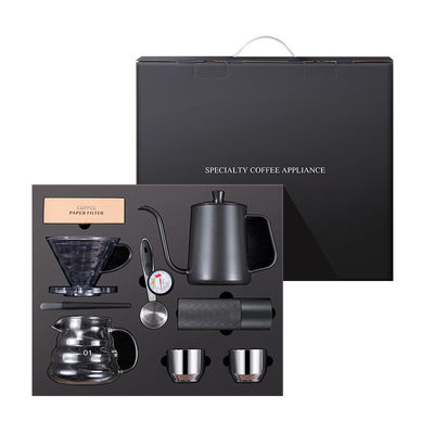 Verbeter je koffie-ervaring met deze glazen koffieset en giet over koffiezetapparaat