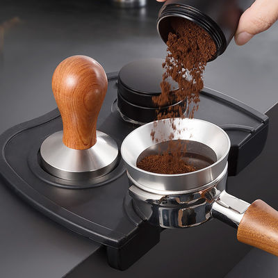 Roestvrij staal Koffiebonen Tamper milieuvriendelijk 51mm 58mm Magnetische Koffie Dosering Ring