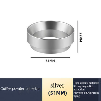 Roestvrij staal Koffiebonen Tamper milieuvriendelijk 51mm 58mm Magnetische Koffie Dosering Ring