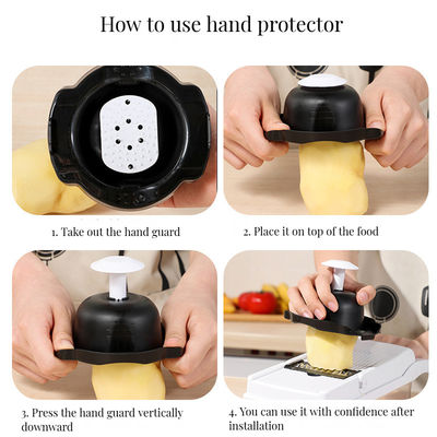 2024 Top-rated 22-in-1 Multi-functioneel Bamboe roestvrij staal Food Cutter Handheld Groente Fruit Prep Set PP Tool