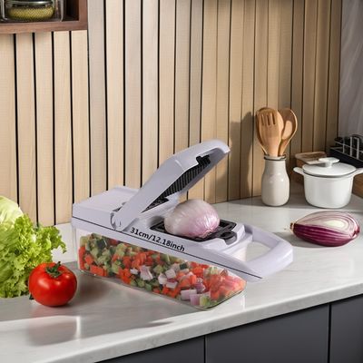 Genius 22-functie roestvrij staal bamboe food chopper uw veelzijdige keuken gereedschap