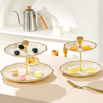 Trendy 10 inch 3 laag keramische plaat Moderne dessert stand voor Valentijnsdag feesten