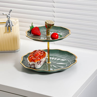 Trendy 10 inch 3 laag keramische plaat Moderne dessert stand voor Valentijnsdag feesten