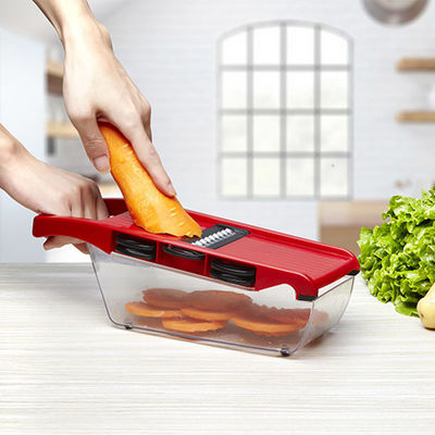 Materiaal voor voedingsmiddelen Multifunctionele 16 in 1 handmatige groenteknipper voor gezonde maaltijden