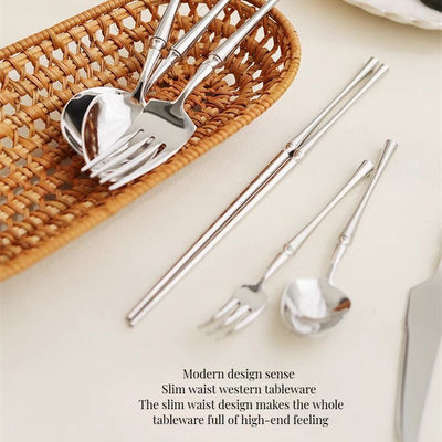 24-stuk luxe bestek van roestvrij staal voor hotel bruiloftsdecoratie duurzame kenmerken