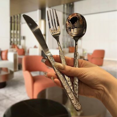 Roestvrij staal bestek Set-Lepel Vork Messer Dinerware milieuvriendelijke metaalproductie